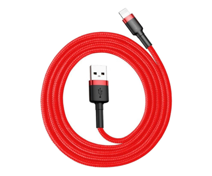 Kabel BASEUS USB-Lightning Cafule 1m czerwony CALKLF-B09